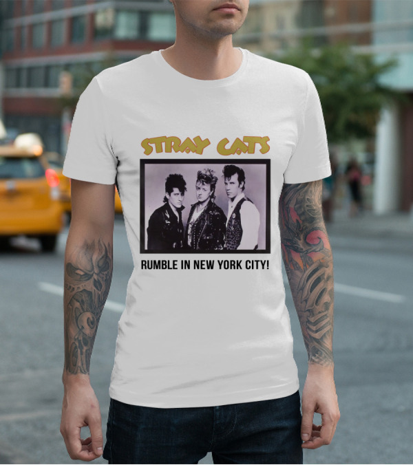 Stray Cats Rumble In New York City T-Shirt