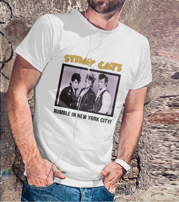 Stray Cats Rumble In New York City T-Shirt