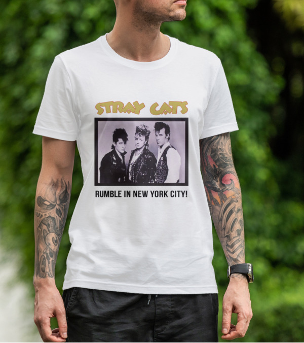 Stray Cats Rumble In New York City T-Shirt