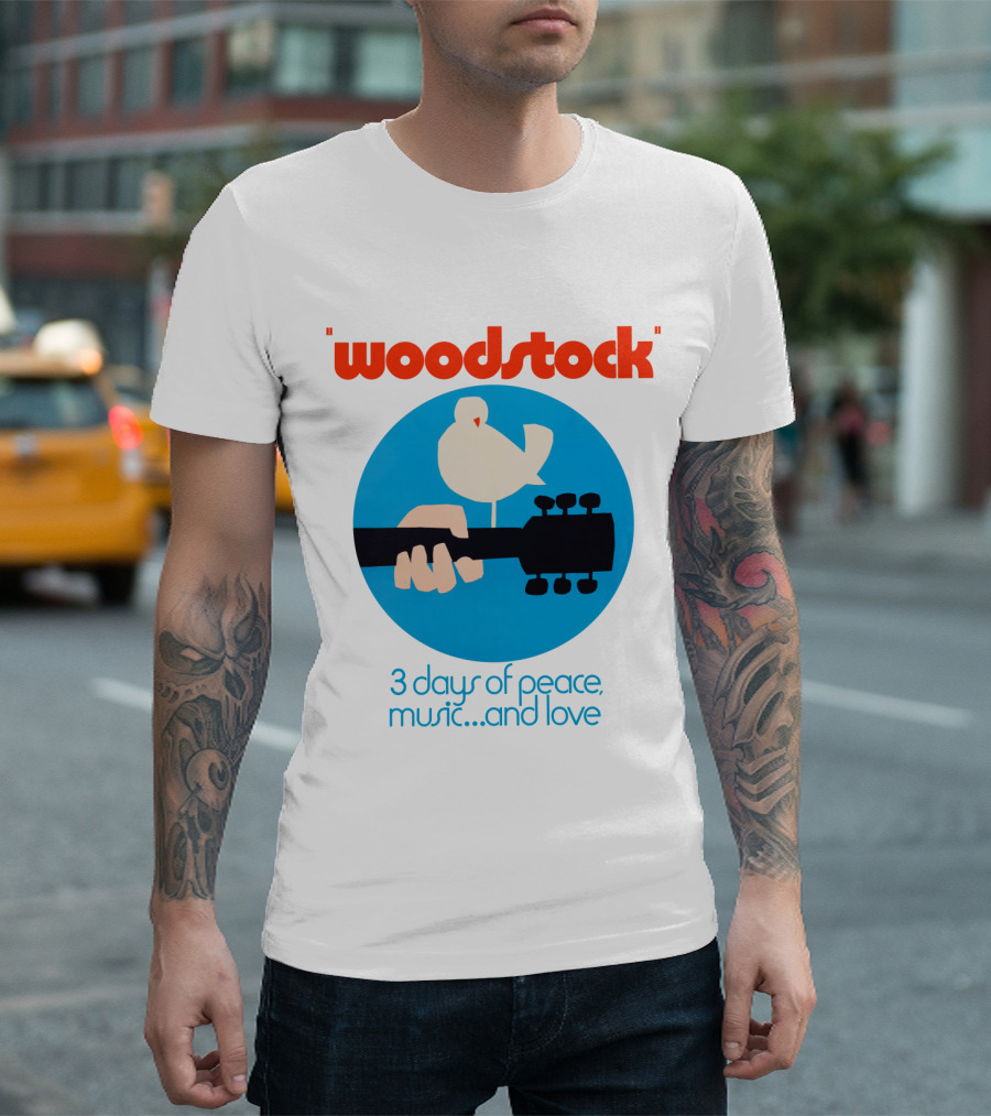 Woodstock 3 Days Of Peace Music And Love T-Shirt