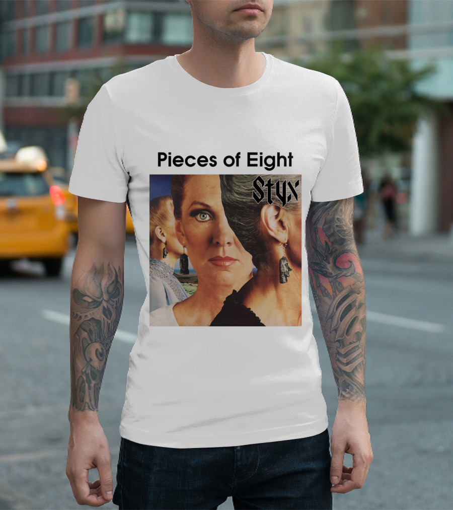 Pieces Of Eight Styx Album Artwork T-Shirt
