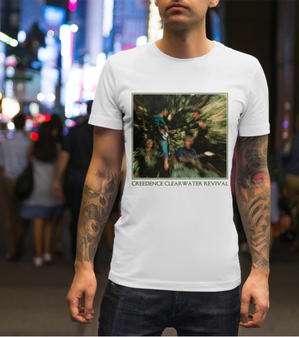 Creedence Clearwater Revival Blurred Band Photo T-Shirt