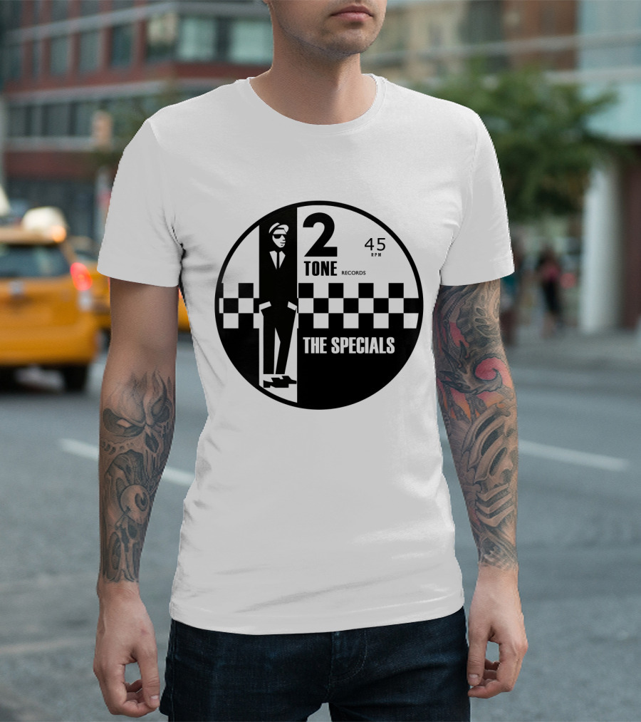 The Specials 2 Tone Records 45 Rpm T-Shirt