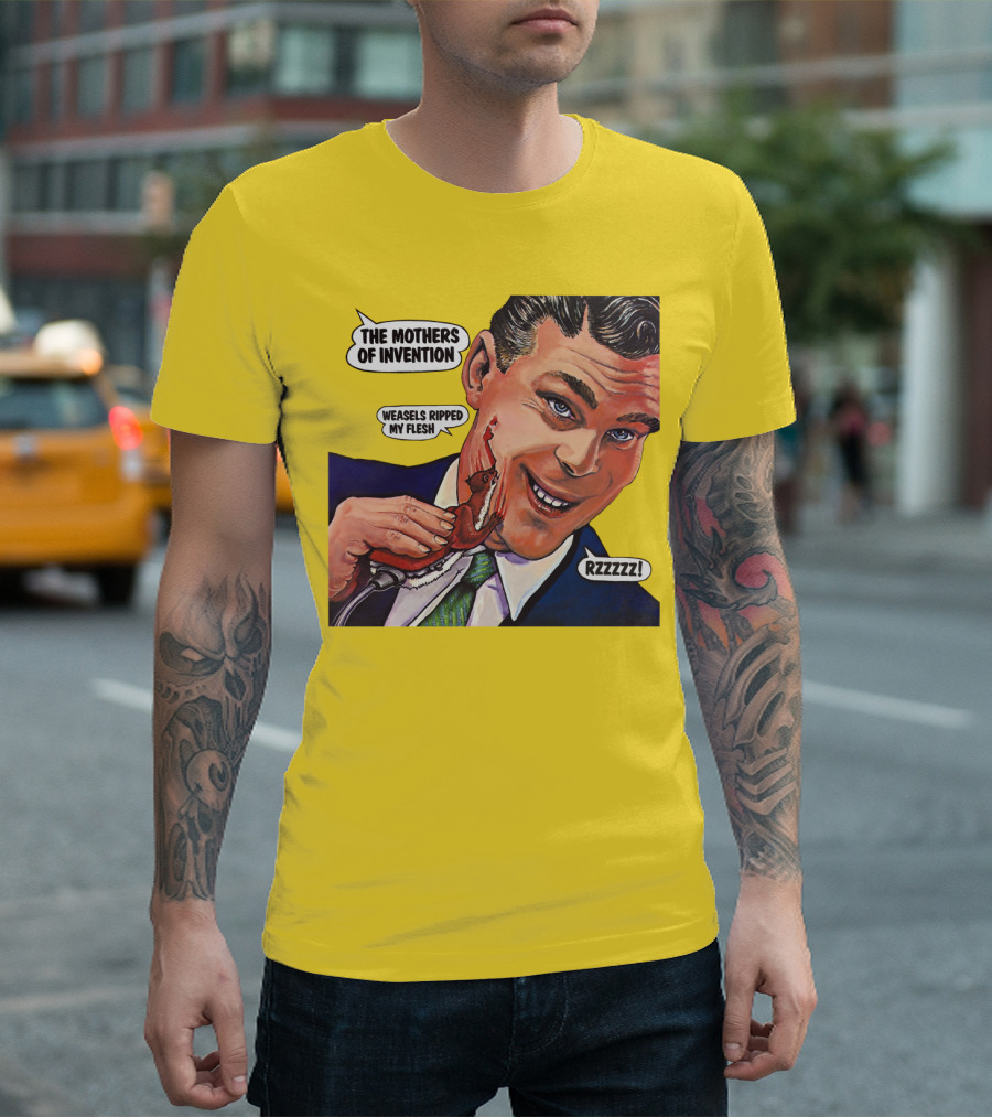 The Mothers Of Invention Weasels Ripped My Flesh Rzzzzz! Tmoi T-Shirt