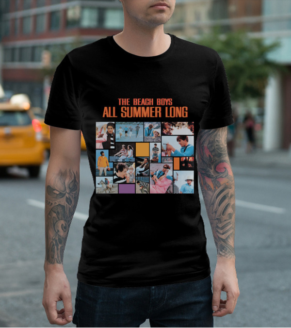 The Beach Boys All Summer Long Collage Vibrant Nostalgic T-Shirt