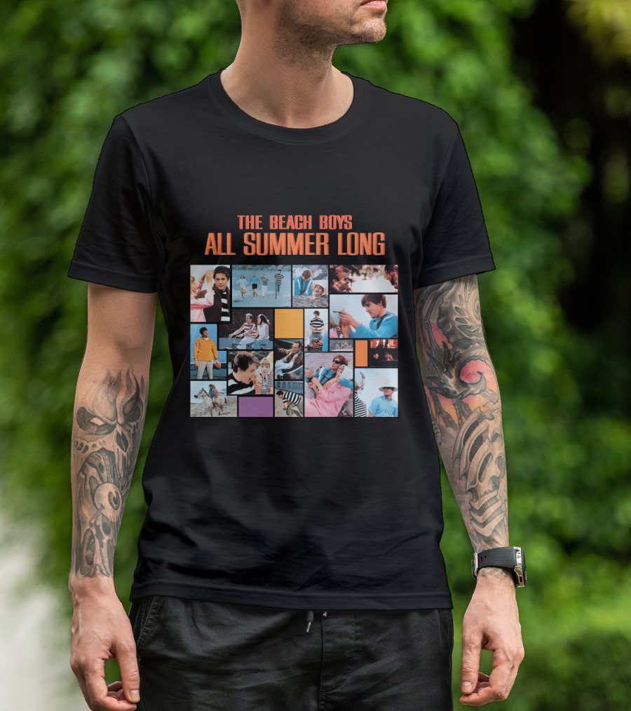 The Beach Boys All Summer Long Collage Vibrant Nostalgic T-Shirt