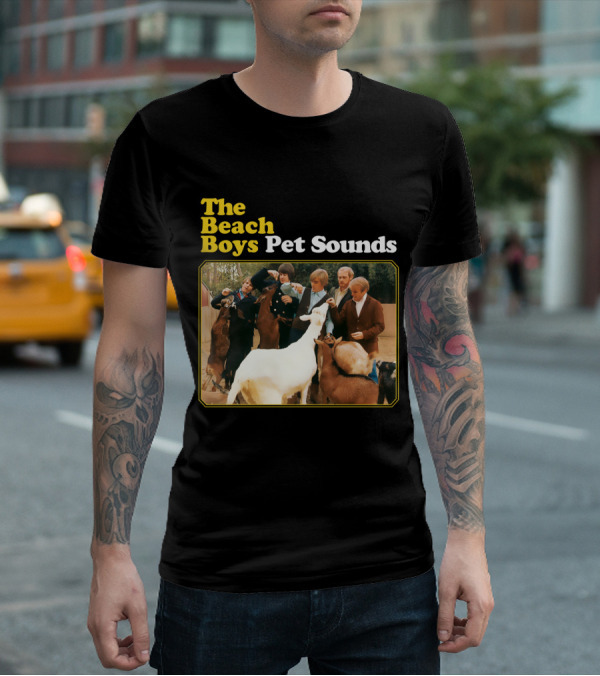 The Beach Boys Pet Sounds Album Cover Goat Farm Scene T-Shirt
