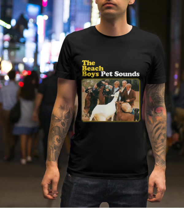 The Beach Boys Pet Sounds Album Cover Goat Farm Scene T-Shirt