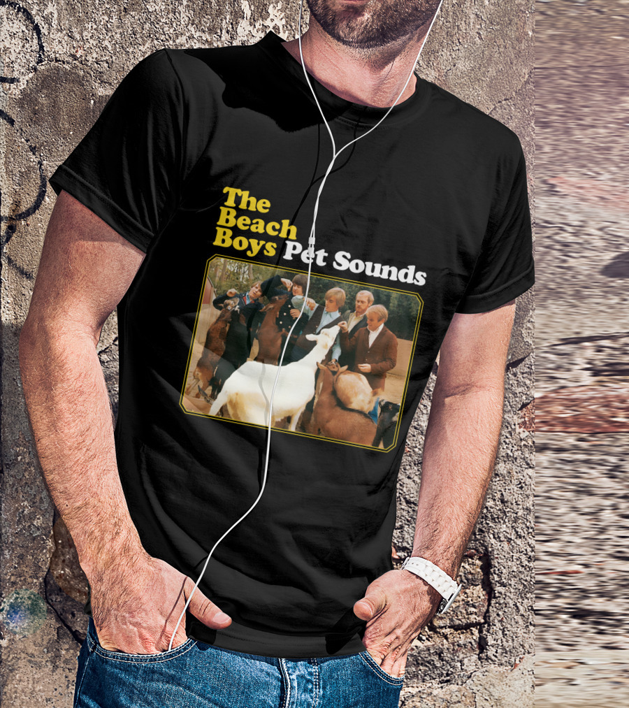 The Beach Boys Pet Sounds Album Cover Goat Farm Scene T-Shirt