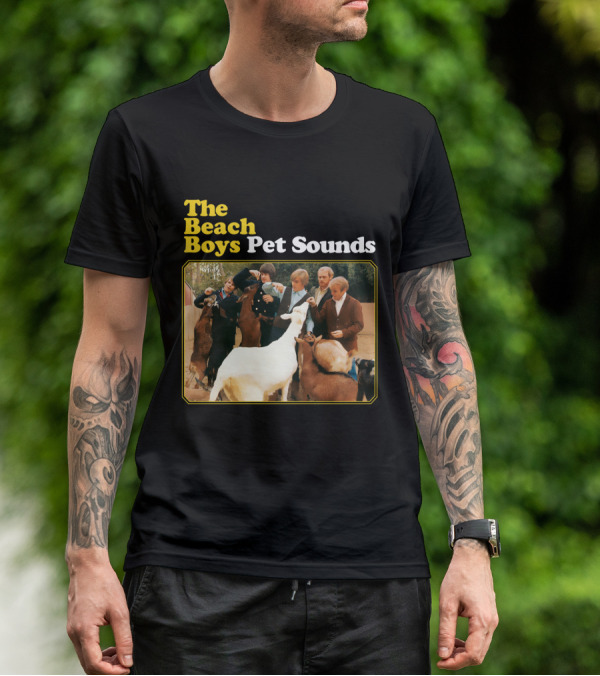 The Beach Boys Pet Sounds Album Cover Goat Farm Scene T-Shirt