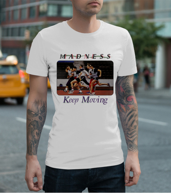 Madness Keep Moving Running Team 1983 Album Cover T-Shirt