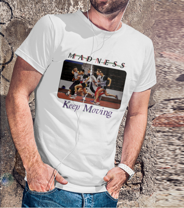 Madness Keep Moving Running Team 1983 Album Cover T-Shirt