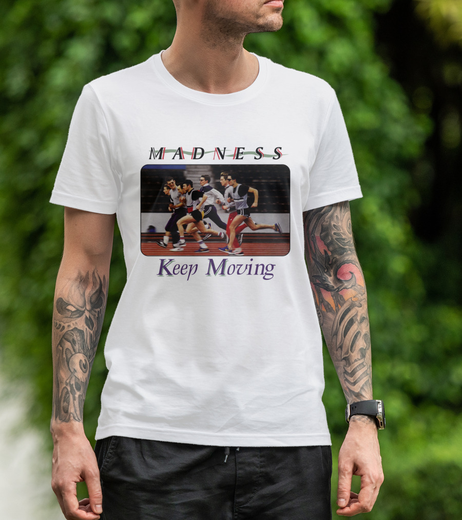 Madness Keep Moving Running Team 1983 Album Cover T-Shirt