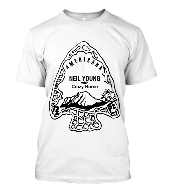 Americana Neil Young With Crazy Horse Arrowhead T-Shirt