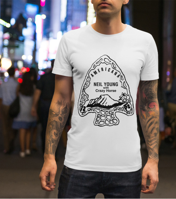 Americana Neil Young With Crazy Horse Arrowhead T-Shirt