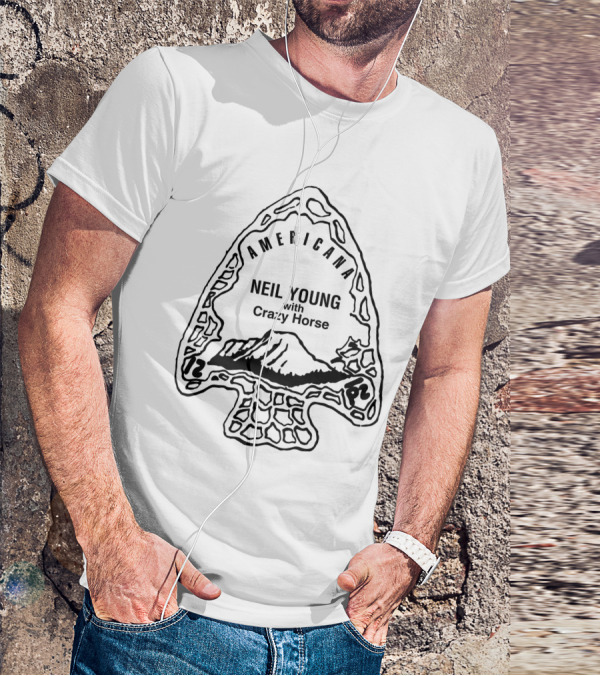 Americana Neil Young With Crazy Horse Arrowhead T-Shirt