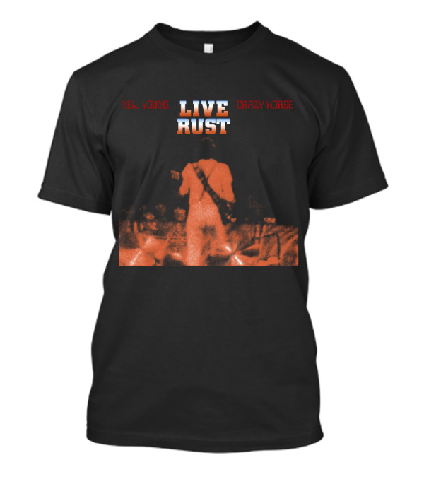 Neil Young Live Rust Crazy Horse Backstage Performance 1978 T-Shirt