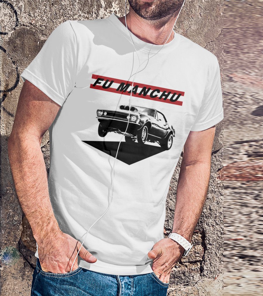 Fu Manchu Muscle Car Racing Classic T-Shirt