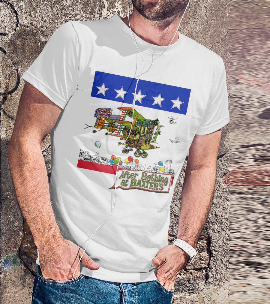 Jefferson Airplane After Bathing At Baxter's Vintage Artwork T-Shirt