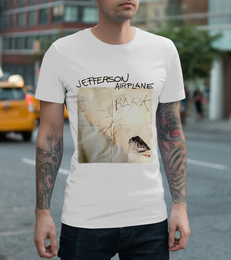 Jefferson Airplane Bark Fish Cover T-Shirt