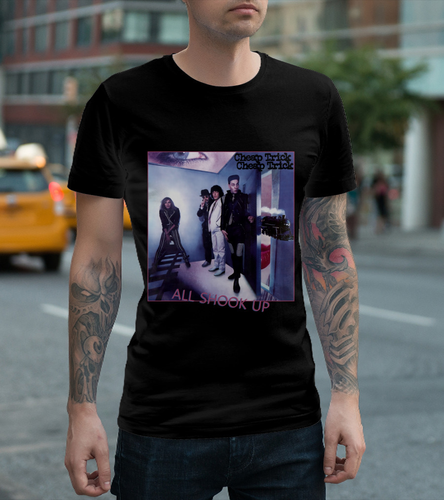 Cheap Trick All Shook Up Album Cover T-Shirt