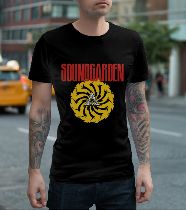 Soundgarden Yellow Spiral T-Shirt