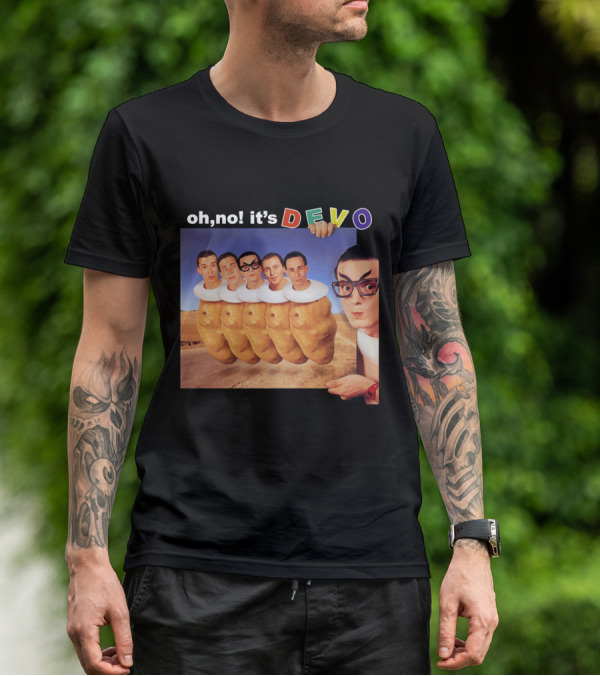 Oh No It's Devo Band Potato Heads T-Shirt