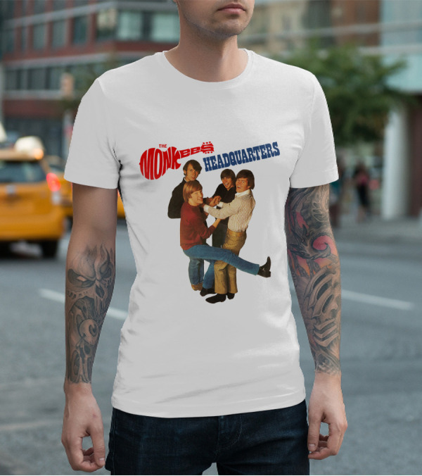 The Monkees Headquarters Album Cover Group Photo T-Shirt