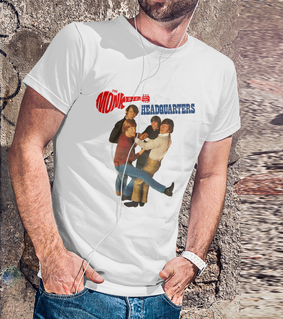 The Monkees Headquarters Album Cover Group Photo T-Shirt