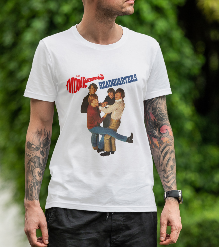 The Monkees Headquarters Album Cover Group Photo T-Shirt