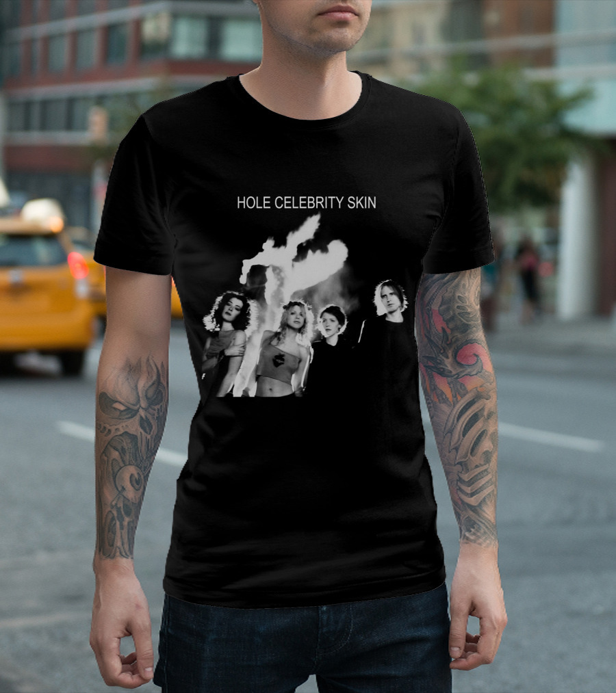 Hole Celebrity Skin T-Shirt