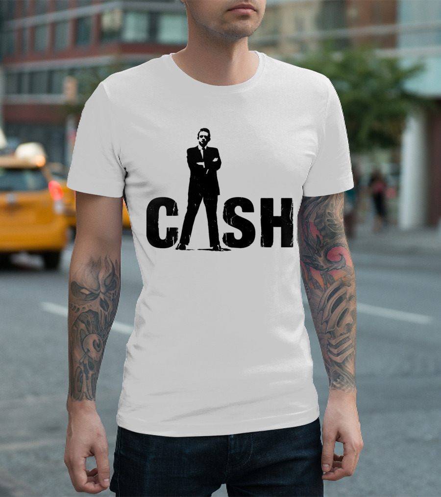 Cash Silhouette Icon Standing Tall T-Shirt