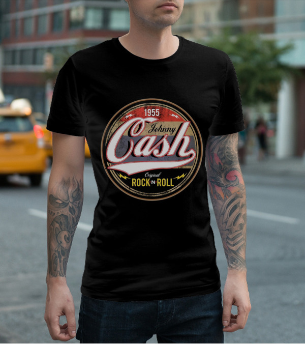 Johnny Cash 1955 Original Rock N Roll T-Shirt
