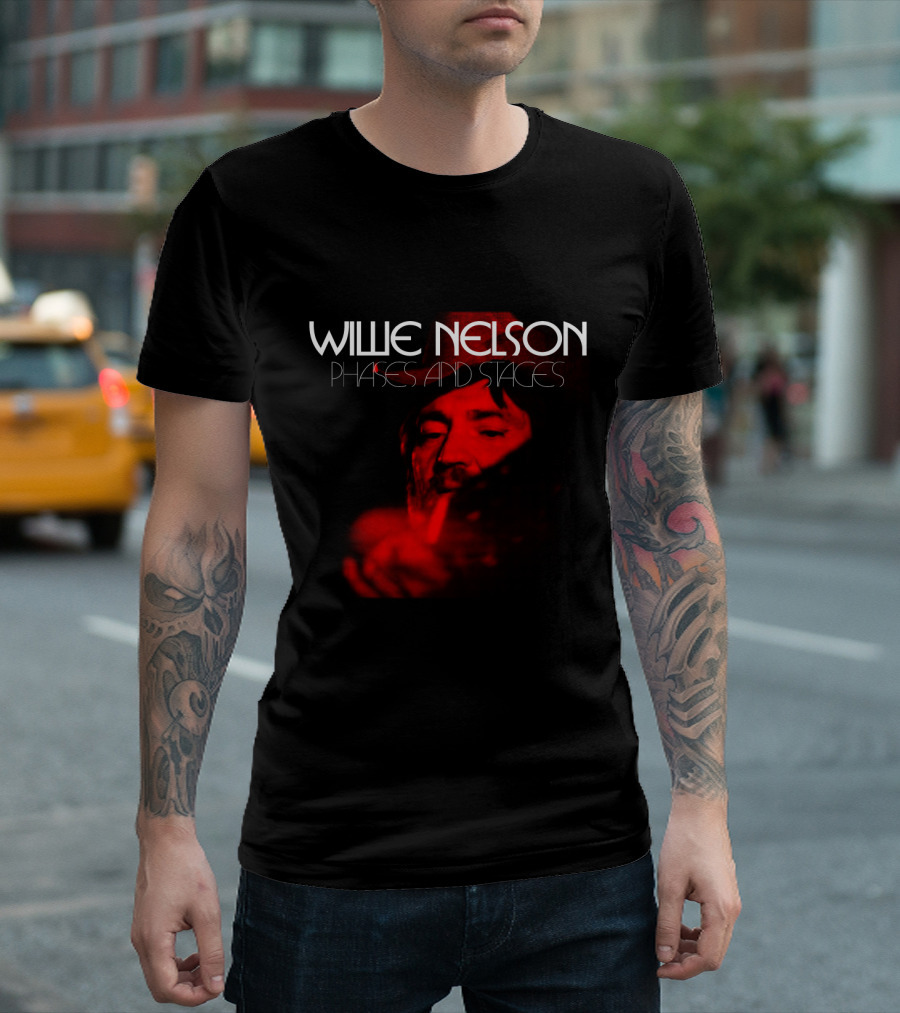 Willie Nelson Phases And Stages T-Shirt