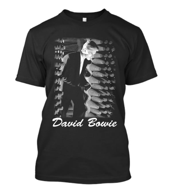 David Bowie Black And White Iconic Pose T-Shirt