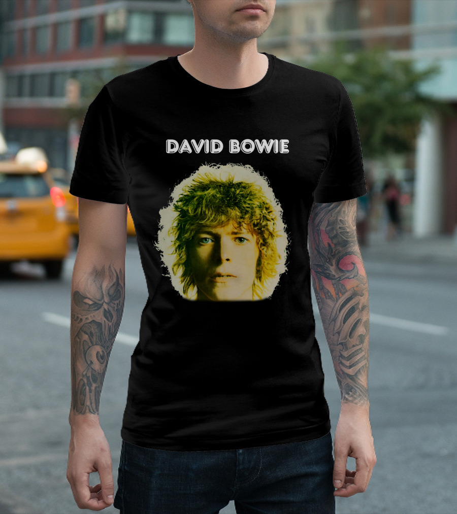 David Bowie Vintage Portrait Iconic Album Cover T-Shirt
