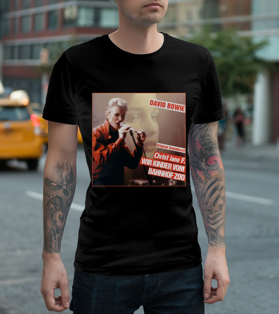 David Bowie Christiane F. Wir Kinder Vom Bahnhof Zoo Original Soundtrack T-Shirt