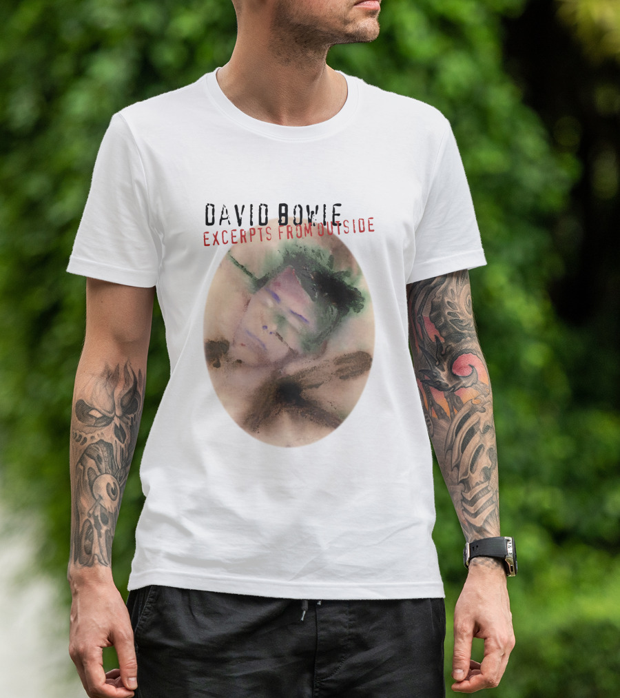 David Bowie Excerpts From Outside T-Shirt