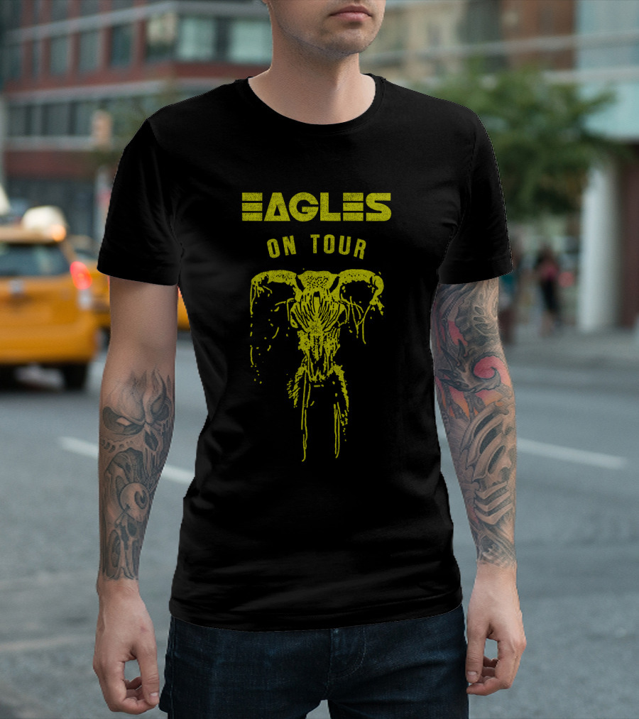 Eagles On Tour Vintage Skull T-Shirt