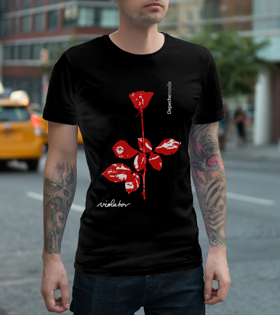 Depeche Mode Violator Red Rose T-Shirt