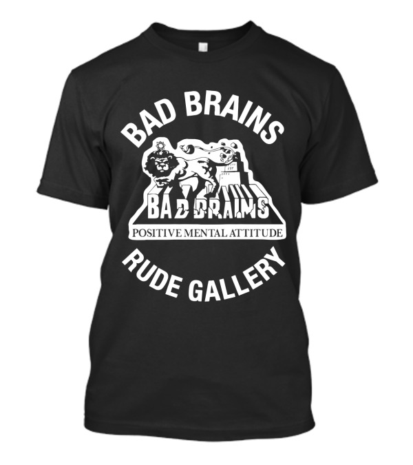 Bad Brains Positive Mental Attitude Rude Gallery T-Shirt