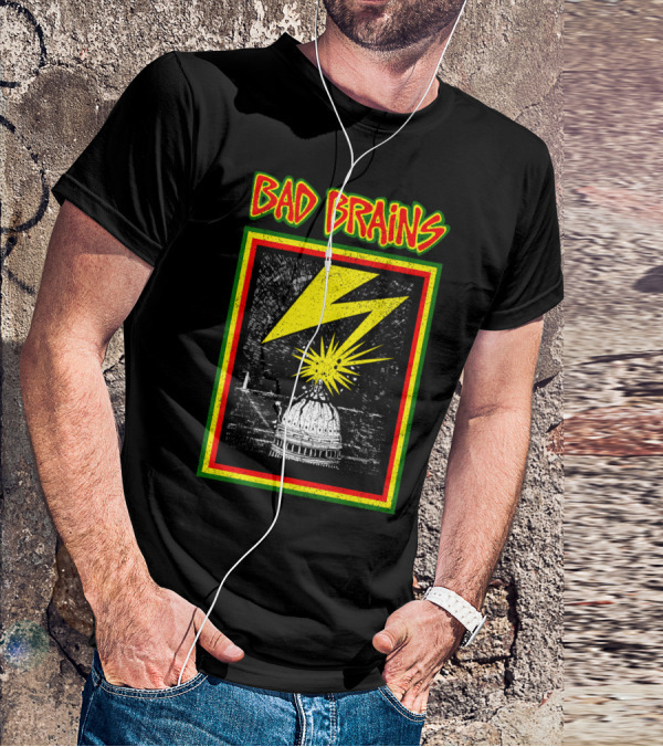 Bad Brains Capitol Lightning Bolt Explosion T-Shirt