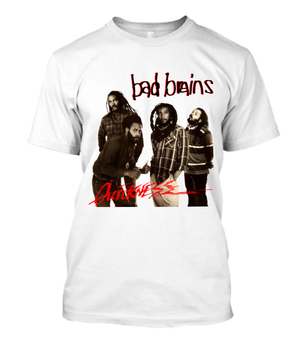 Bad Brains Attitude Vintage Band Photo T-Shirt