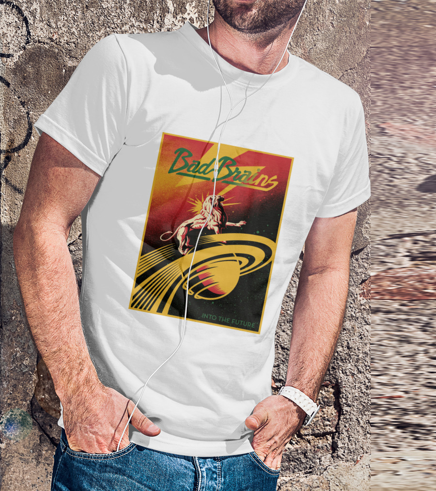Bad Brains Into The Future Lion And Saturn T-Shirt