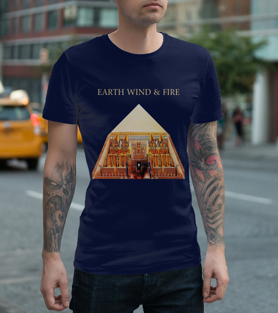 Earth Wind & Fire Pyramid Egyptian Theme T-Shirt