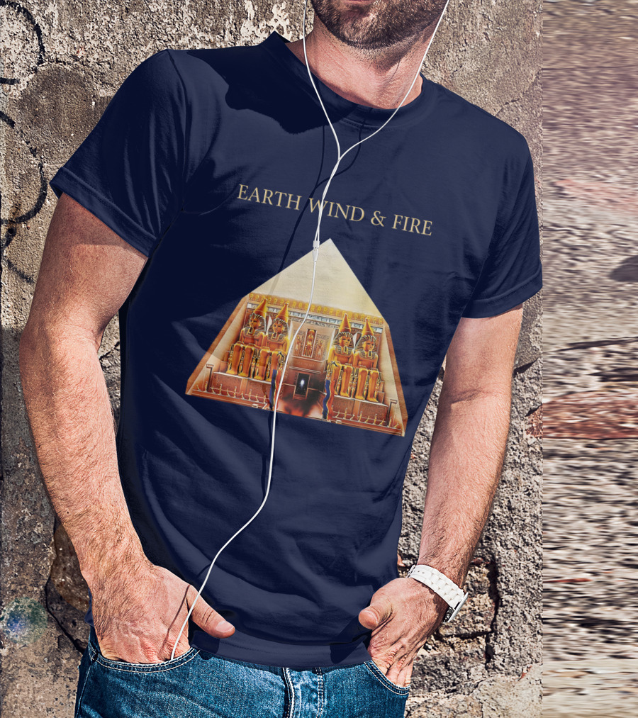 Earth Wind & Fire Pyramid Egyptian Theme T-Shirt
