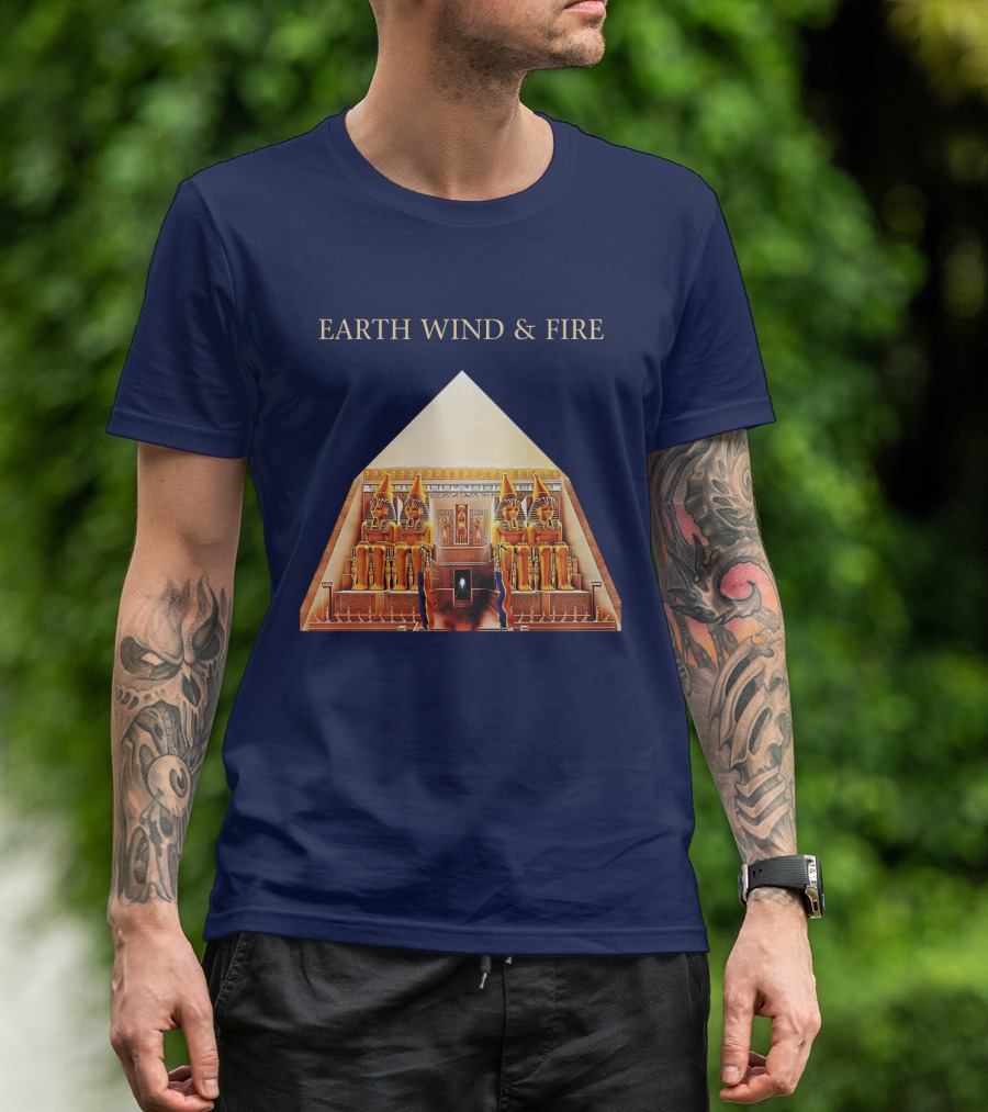 Earth Wind & Fire Pyramid Egyptian Theme T-Shirt