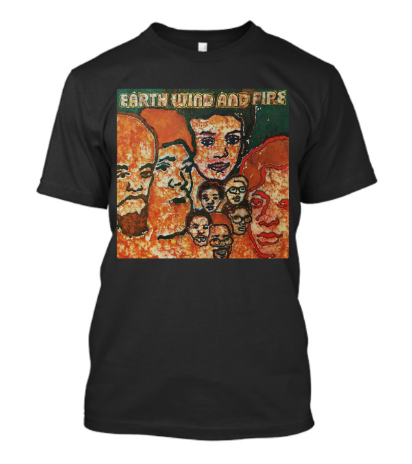 Earth Wind And Fire Ewf (7) Album Cover Art Faces T-Shirt