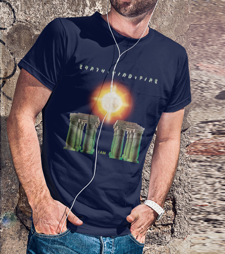Earth Wind Fire I Am Sun Stonehenge Concept T-Shirt