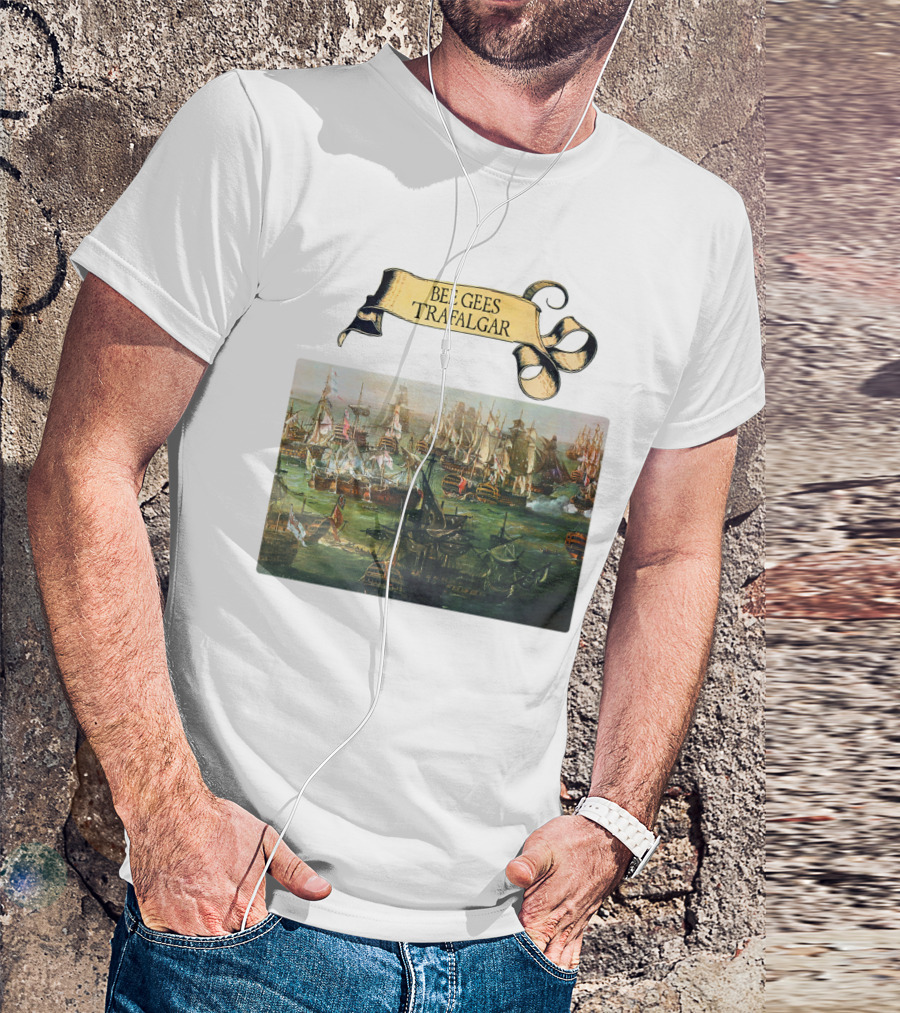 Bee Gees Trafalgar Naval Battle Scene T-Shirt